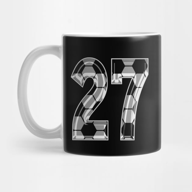 Soccer Number 27 Soccer Jersey #27 Soccer Mom Player Fan by TeeCreations